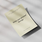 Personal Message Card - MILA CANTES