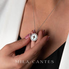 LUNA LOCKET | Unique | Sterling Silver - MILA CANTES