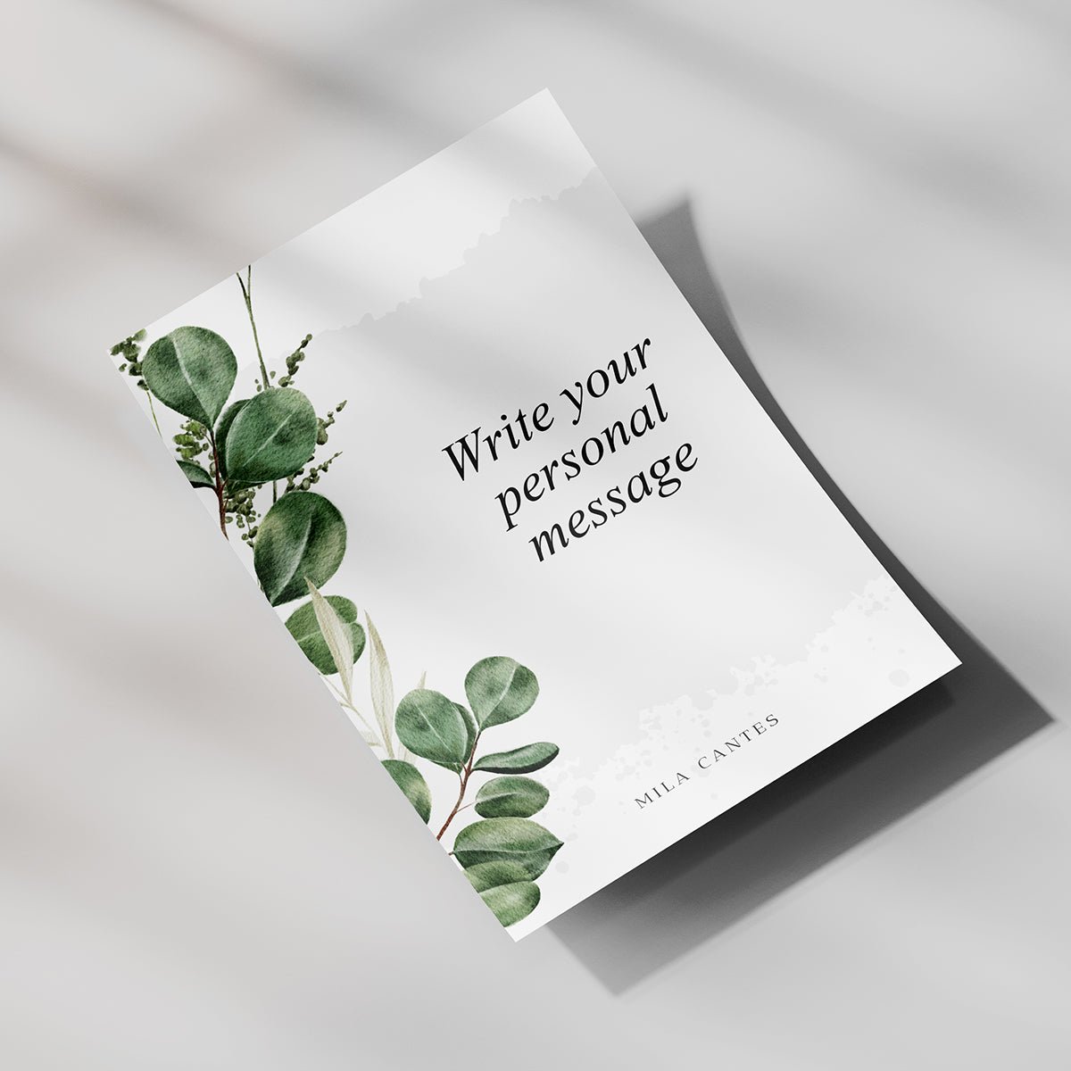 Personal Message Card - MILA CANTES