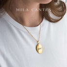 OVAL LOCKET | Two Babies - MILA CANTES